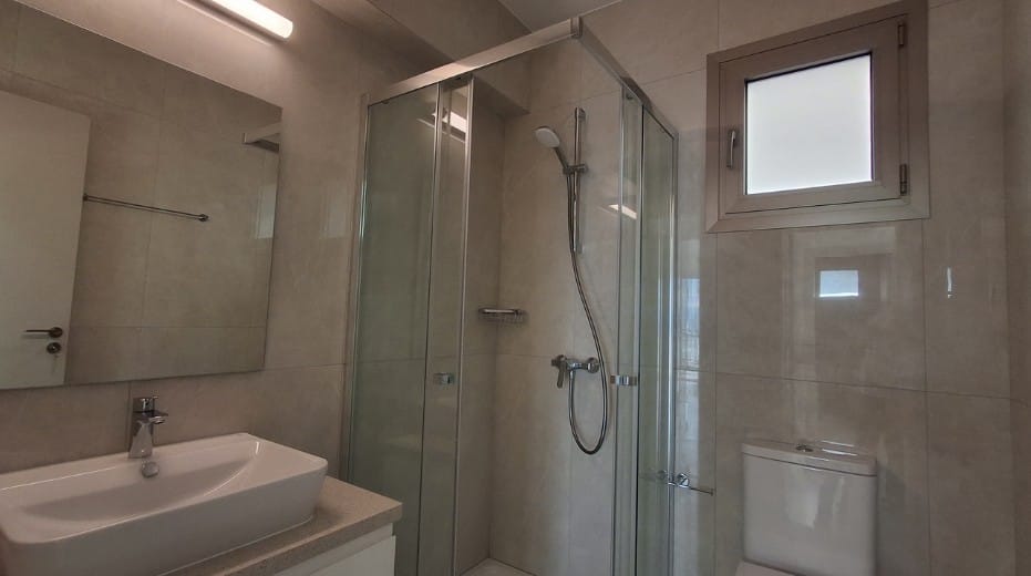 Shower room in a 3-bedroom Central Paphos apartment