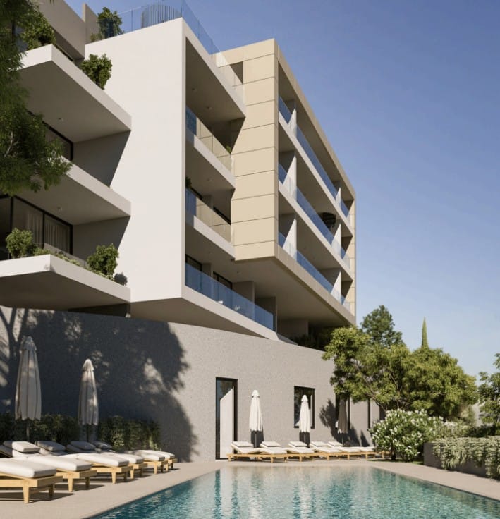 Premium Limassol apartment building with sea views in Agios Tychon – Amathounta