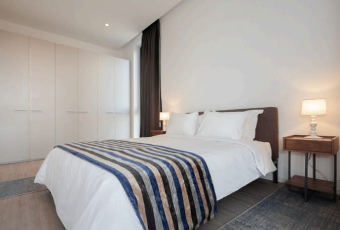 Bedroom in an under-construction 3-bedroom apartment in Agios Tychon – Amathounta