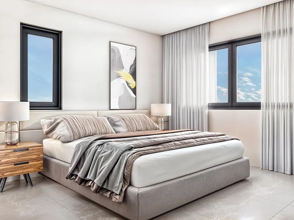 Two-bedroom apartment with covered parking in Geroskipou